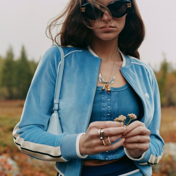 Palm Angels PERI10F MIRACLE 1007 Cat Eye Sunglasses - Black/Dark Grey - Picture 6 of 11